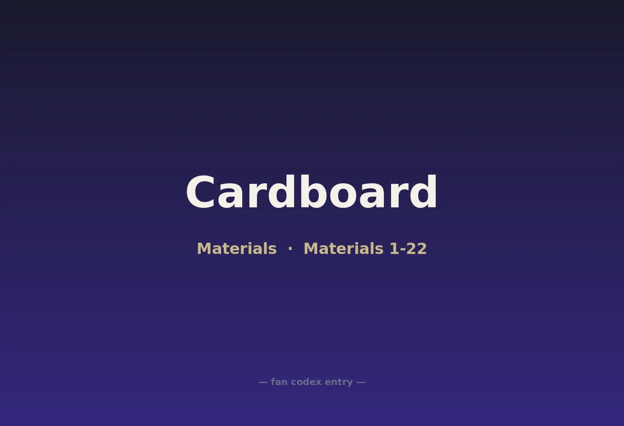 Cardboard