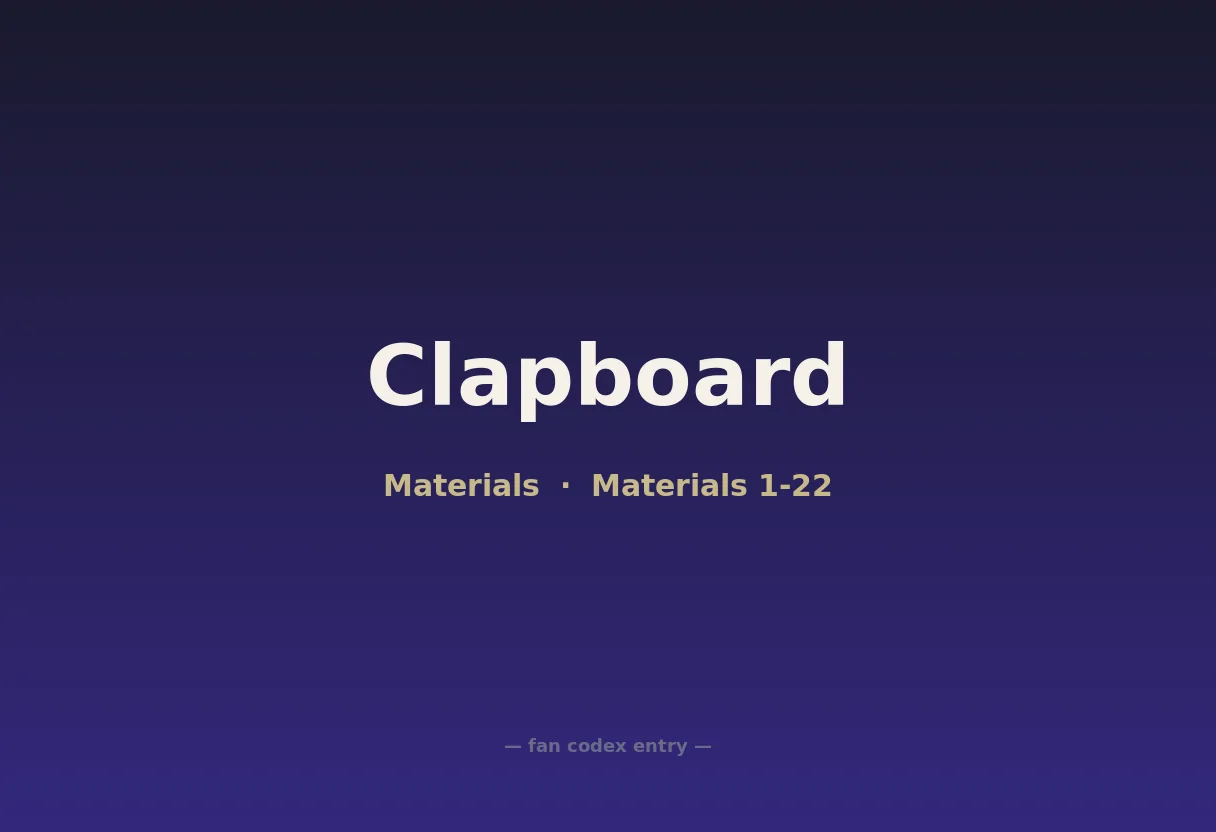 Clapboard