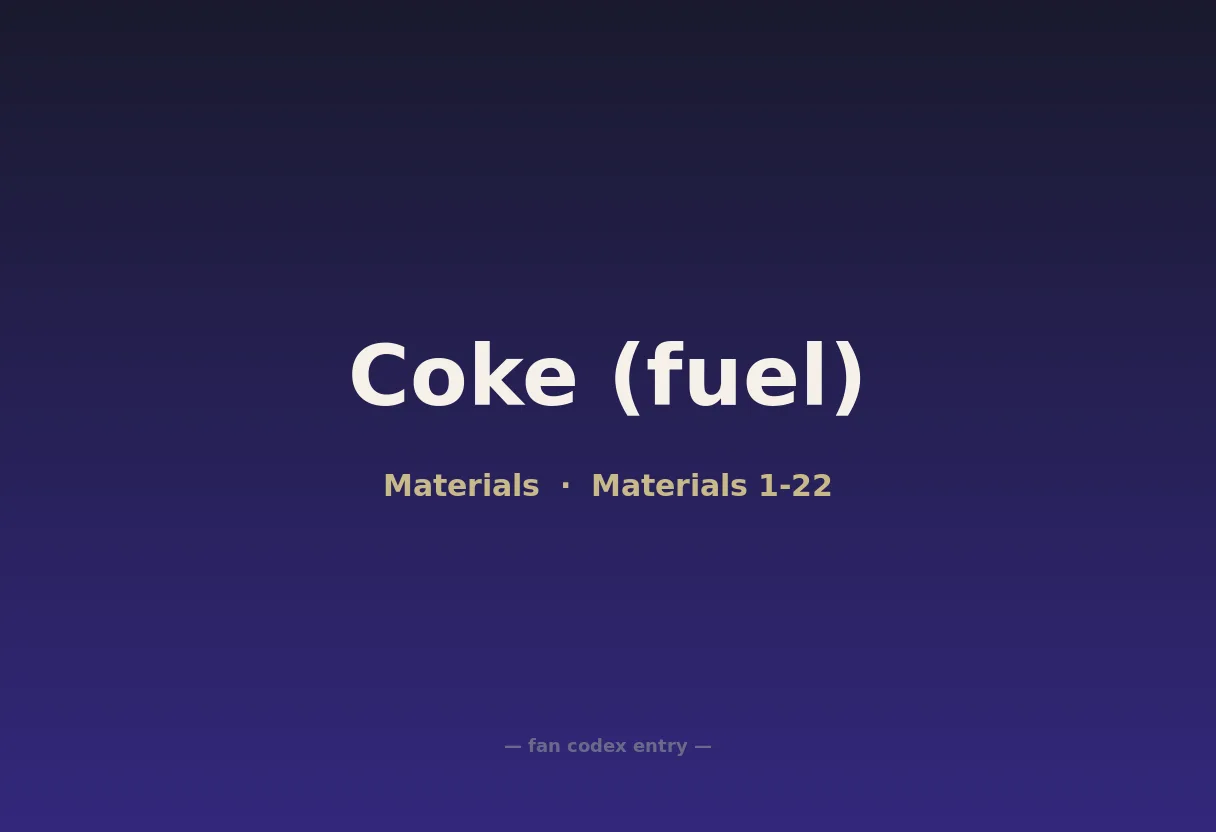 Coke (fuel)