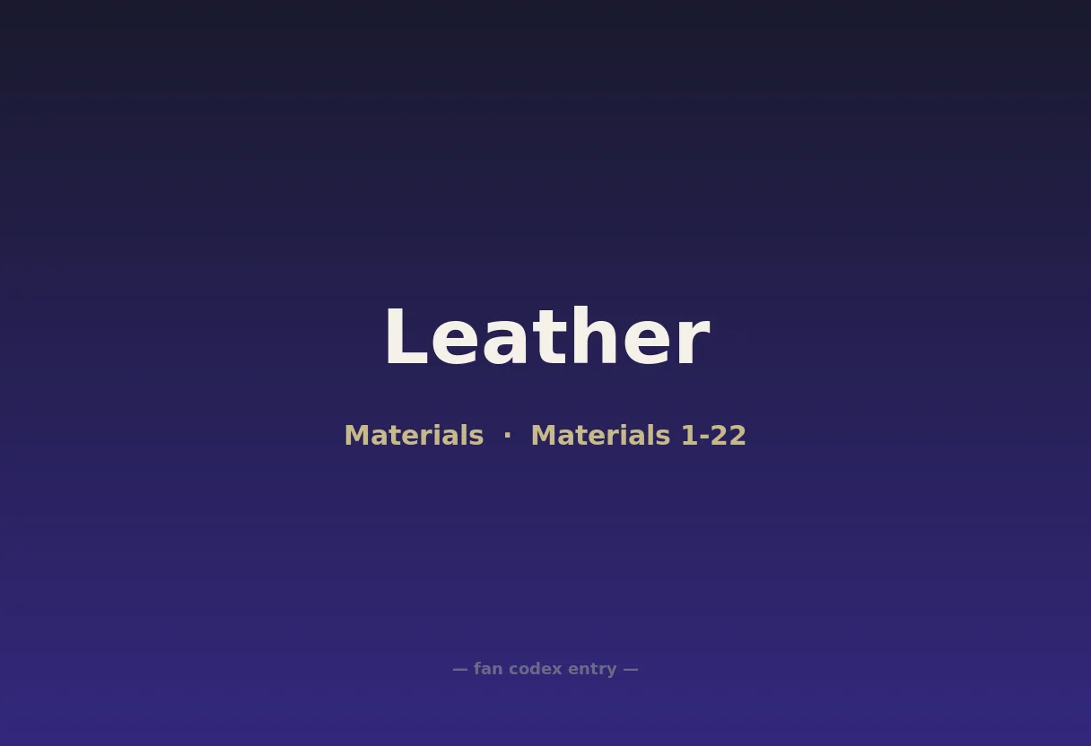 Leather